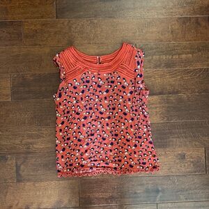 Meadow Rue burnt orange Patterned Blouse